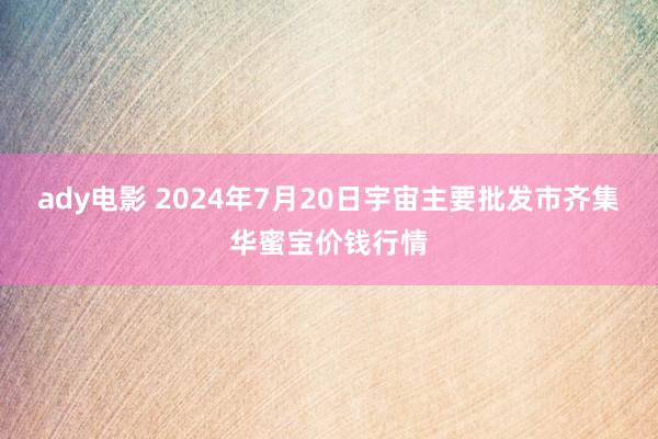 ady电影 2024年7月20日宇宙主要批发市齐集华蜜宝价钱行情