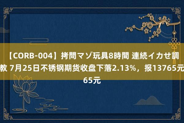 【CORB-004】拷問マゾ玩具8時間 連続イカせ調教 7月25日不锈钢期货收盘下落2.13%，报13765元